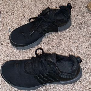 Nike Presto All Black with laces